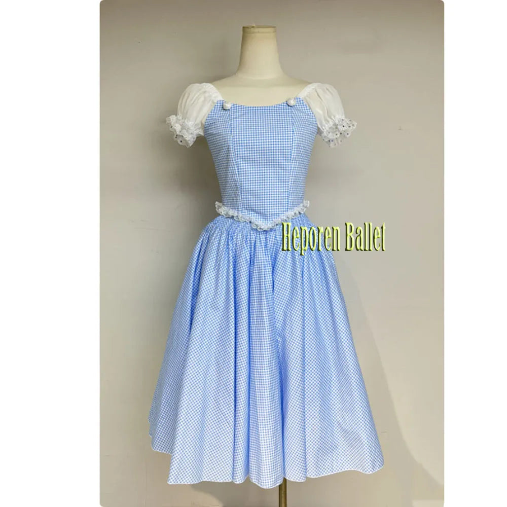 Professional Light Blue Cynthia Castillo Ballet Costume,Wizard Of Oz Heporen Garment Professional Light Blue Cynthia Castillo Ballet Costume,Wizard Of Oz Heporen Garment