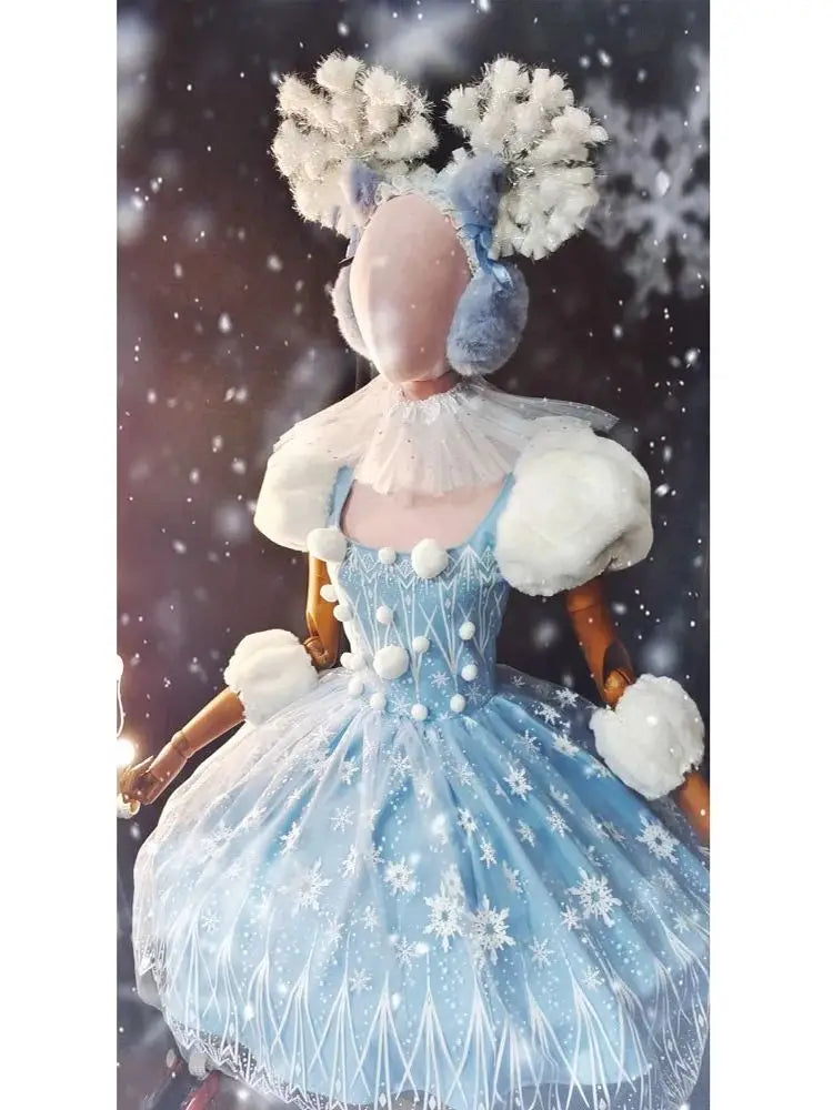 Bar Performance Or Christmas Snow White Princess Performance Clothing Snow Parade Clothing Dance Performance Costume