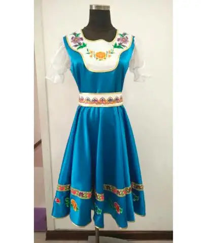 Custom Made Russian Folk Dance Costumes For Adult Kids,Traditional Russia Performance Stage Wear Long Dresses