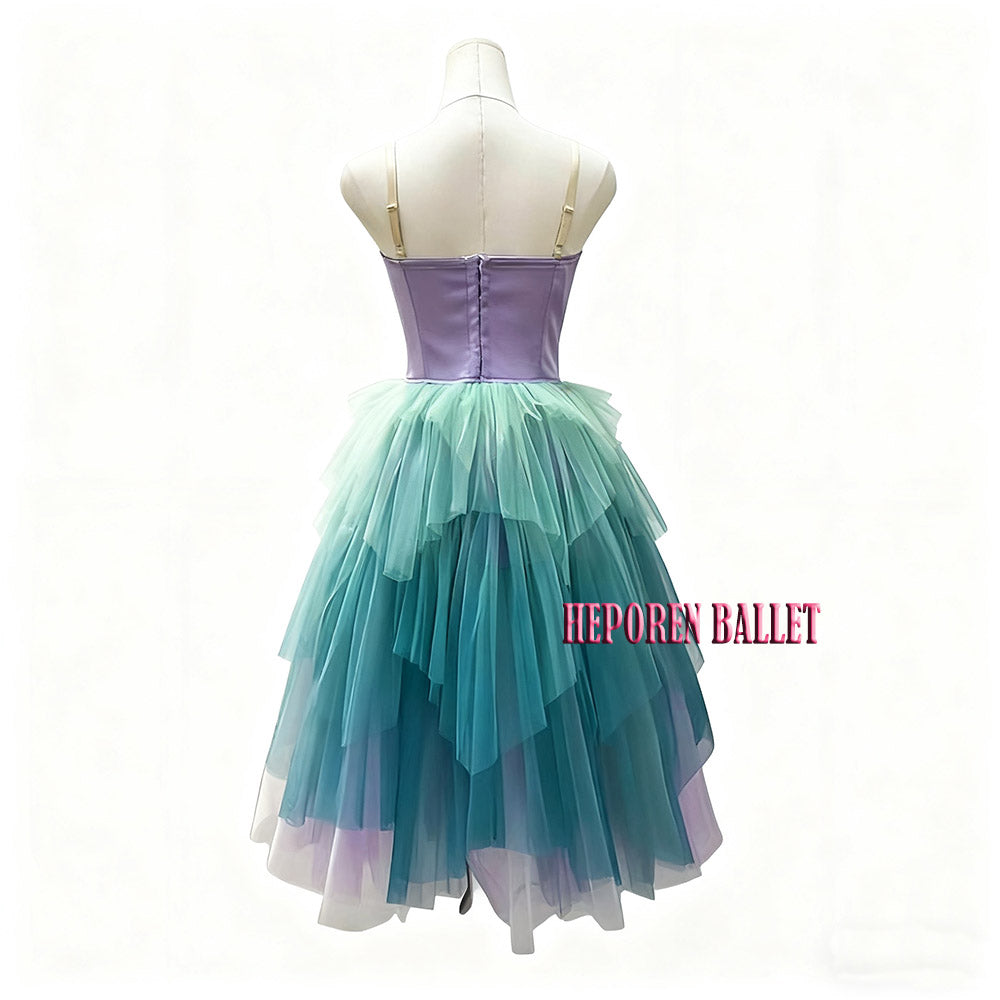 Professional La Fille du Pharaoh Classical Dress For Performance,The Pharaoh’s Daughte Ballet Dress Lilac Purple Blue Color