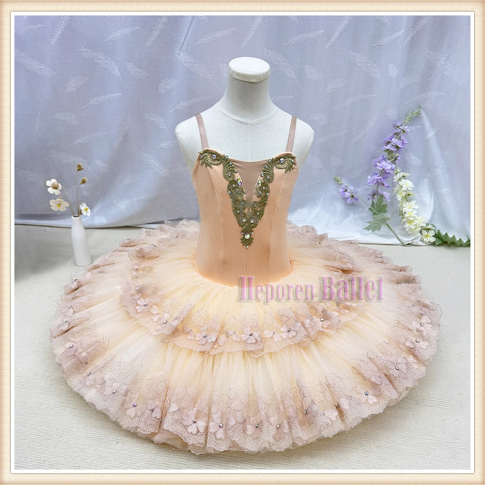 Customized Sleeping Beauty Paquita Fairy Doll Ramonda Ballet Tutu Dress Orange Pink BallerinaPerformance Skirt