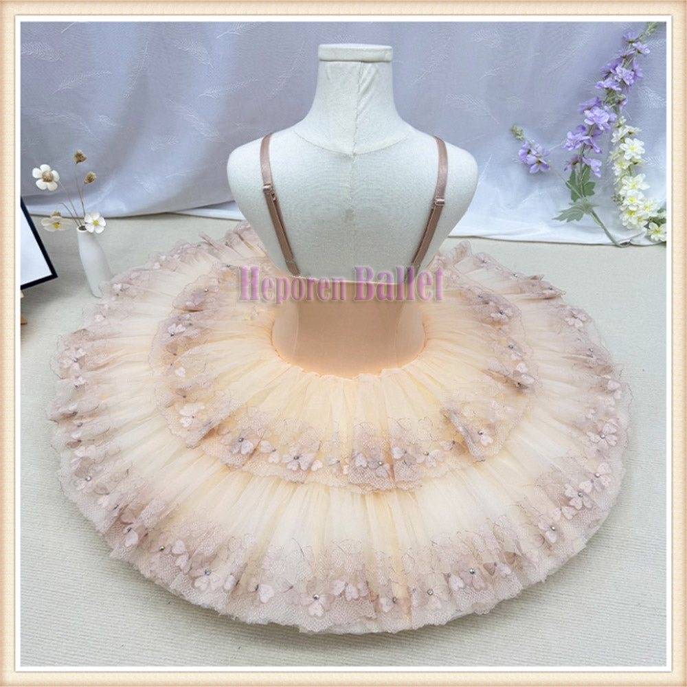 Customized Sleeping Beauty Paquita Fairy Doll Ramonda Ballet Tutu Dress Orange Pink BallerinaPerformance Skirt