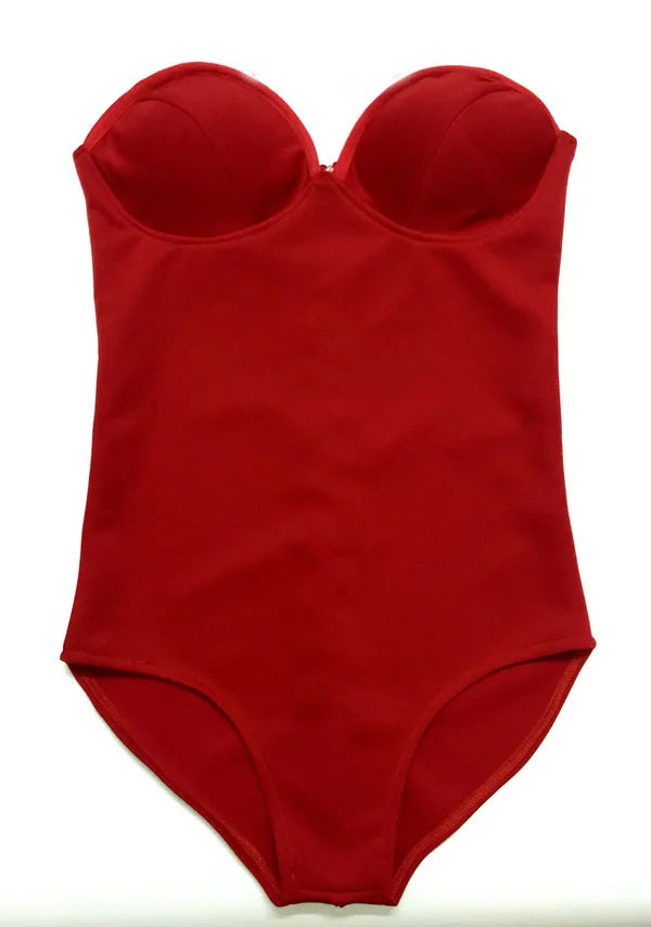 Sexy Club Leotard Jumpsuit Black Corset Tube Body Top Sleeveless DJ Costumes