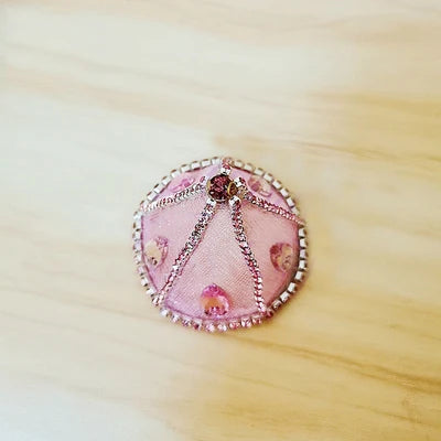 Handmade Drama Million Clown Variation Ballet Hat Headwear Glitter Rhinestone Hair Ornament Stage Performance Crown Headdress