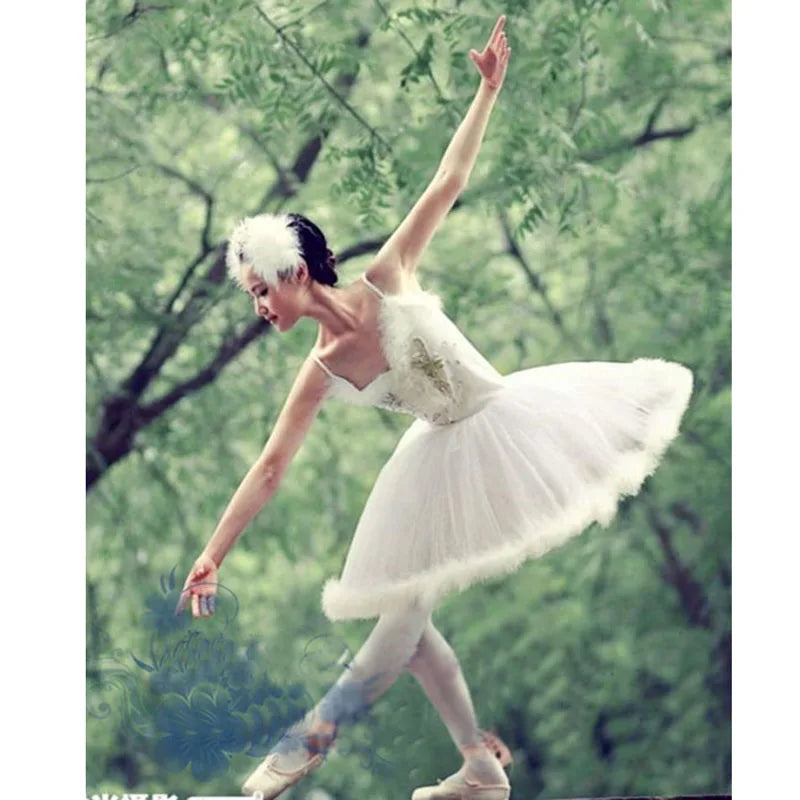 Hard Tulle Dress Costume Performance Dress Tutu Dresses For Girls,Adult or Children Hard Organdy Platter Skirt Ballet Tutu