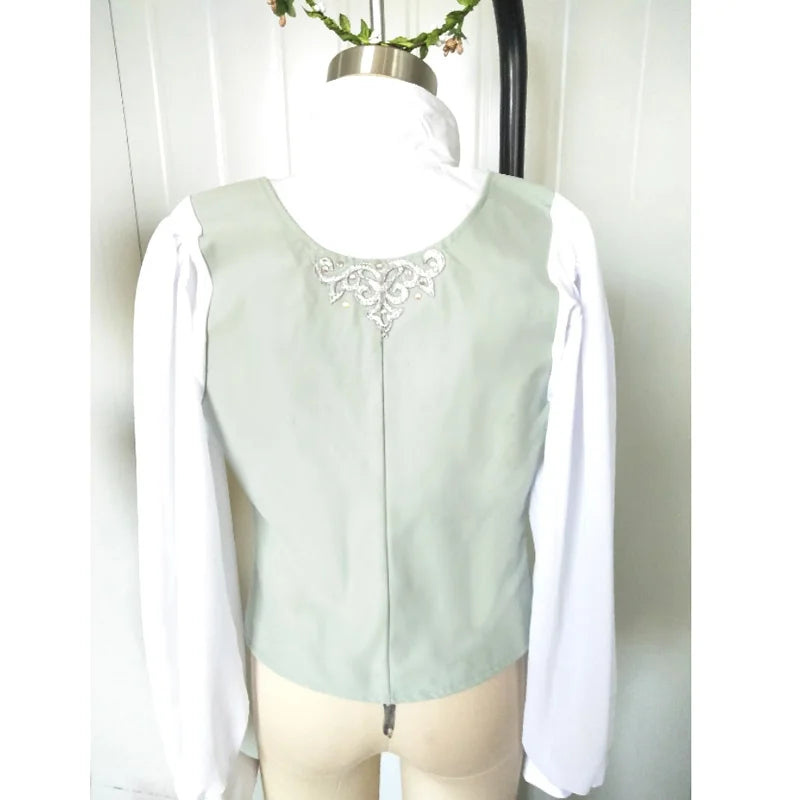 Men Ballet Top Vest Shirt Or Letoard Outwear,Male Ballet Jacket Spanish Stage Dance Costumes Retail Wholesale