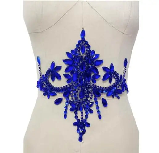 Pure Handmade Diamond Decorations, Handmade Beaded Patches, Performance Clothing Accessories