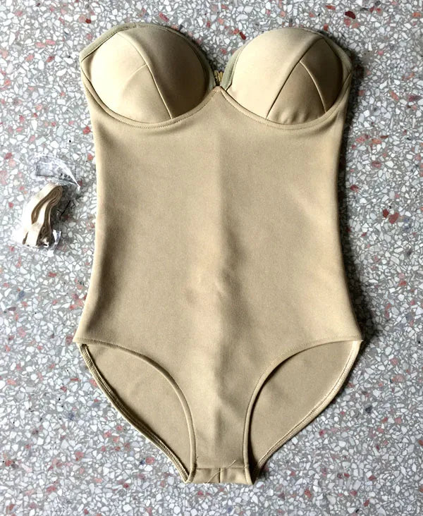 Sexy Club Leotard Jumpsuit Black Corset Tube Body Top Sleeveless DJ Costumes For Women Babydoll Overalls