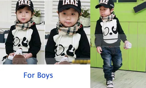 Big Discount Kids Lovely Dog Face Hoody Cashmere Blends Jackets Front Pocket,Warm Casual Top Pullover Sports Wear