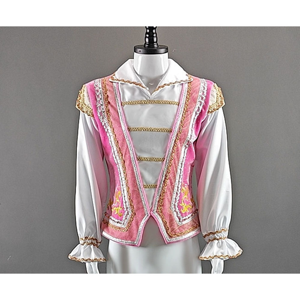 Pink Ballet Top Ballet Tunic Jacket,Man Dance Costume Coat For Ballet Performance Retail Wholesale