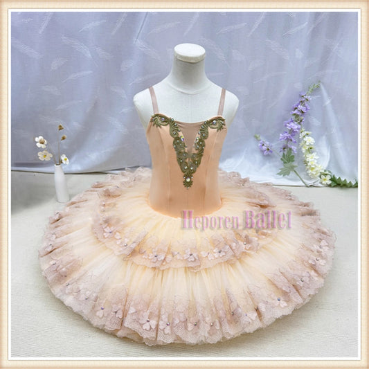 How many layers of tulle are typically in a professional platter tutu?