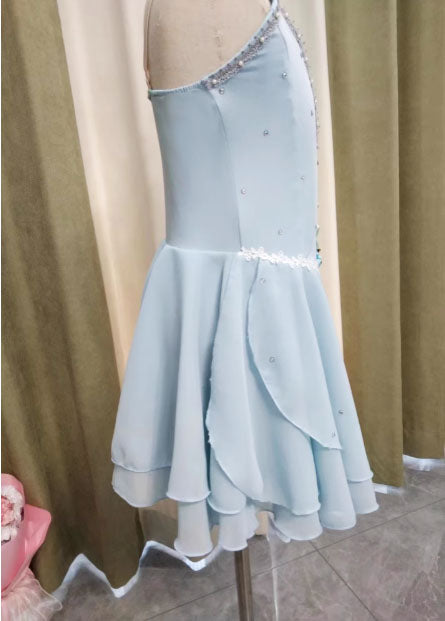 Girl Blue Don Quixote little love Cupid Runes Ballet Dress,Chiffon Skirt Soft Little Cupid Ballet Costume Drop Ship