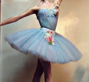 Professional Don Quixote Variation Queen of the Forest Ballet Tutu,Custom Made Sky Blue Ballet Fairy Flower Dress