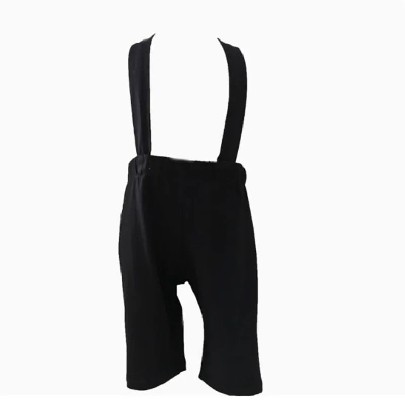 Children Elasticity Spandex Blue Or Black Strap High Waist Soft Ballet Tights Training Jumpsuit For Men Boy