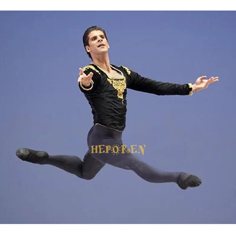 Custom Made Man Velvet Ballet Jacket /Prince Dance Costume,Male Ballet Suit Dance Top Coat Dance Clothes Retail Wholesale