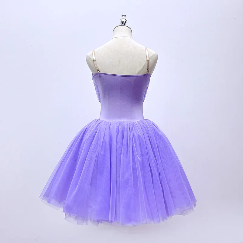 Customized Fairy Elf Dance Ballet Dress, Nutcracker Waltz of the Flower Romantic Balet Costumes