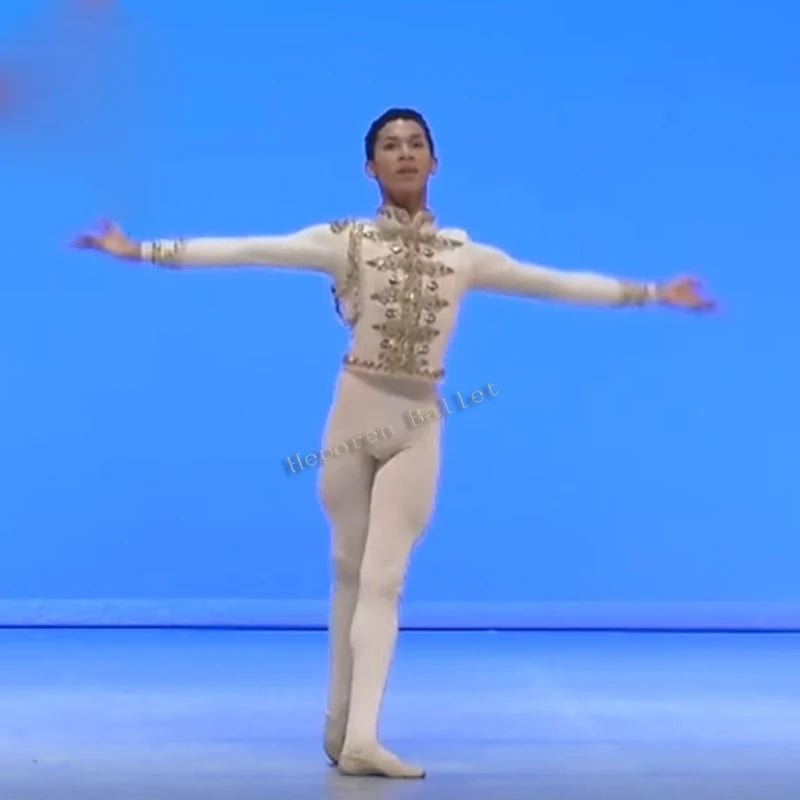 Customized Man's Bakita Single Top Performance Costume,Ballet Dance Costumes Jacket Drop Shipping