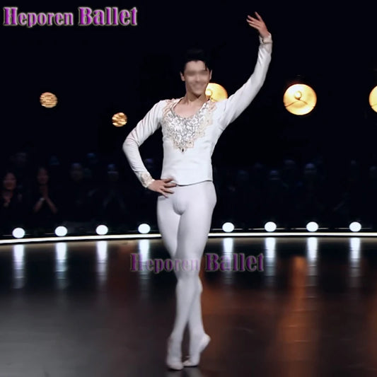 Customized Men's Custom Paquita Classical Ballet Top Costume, Prince Ballet Jackets Clothes Garment Drop Shipping