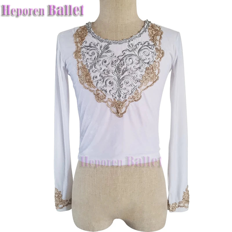 Customized Men's Custom Paquita Classical Ballet Top Costume, Prince Ballet Jackets Clothes Garment Drop Shipping