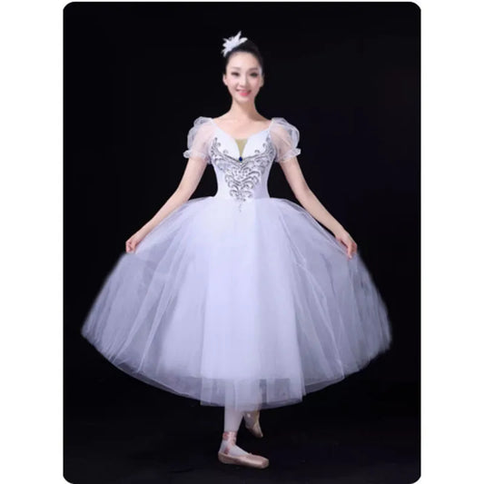 Customized Swan Lake White Ballet Dress Long Romantic,Many Colors Ballerine Balet Costumes Retail Wholesale