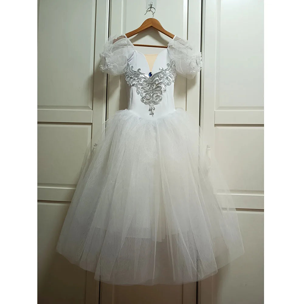 Customized Swan Lake White Ballet Dress Long Romantic,Many Colors Ballerine Balet Costumes Retail Wholesale