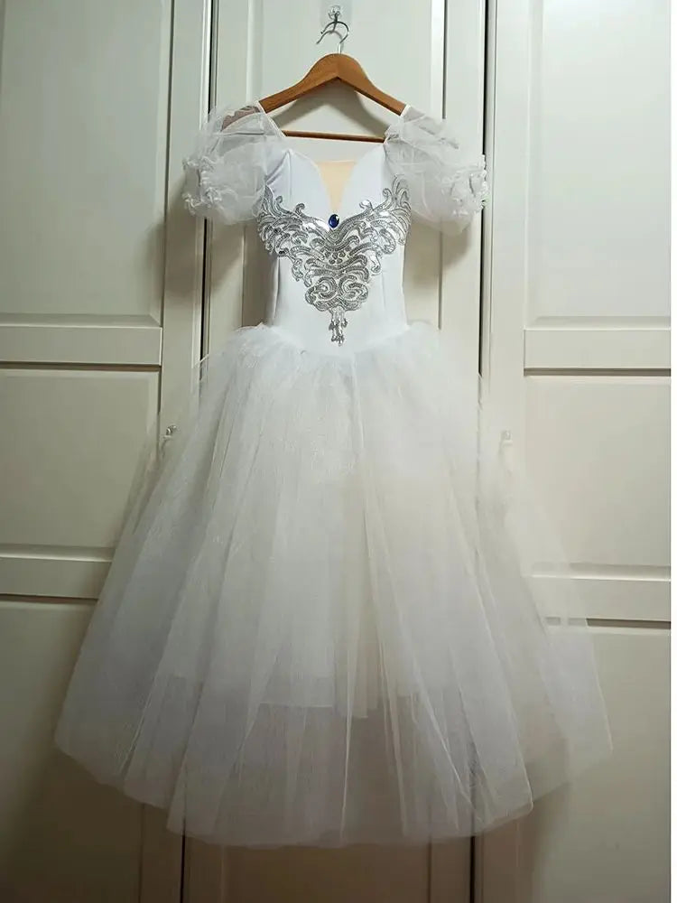 Customized Swan Lake White Ballet Dress Long Romantic,Many Colors Ballerine Balet Costumes Retail Wholesale