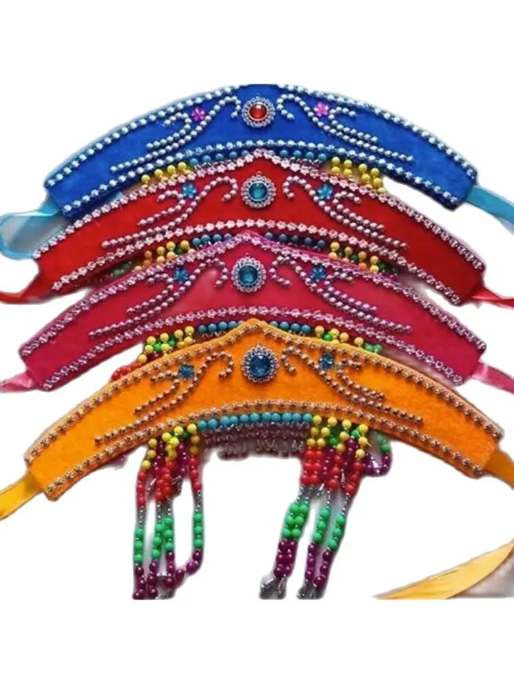 Ethnic Groups In Russia Dance Dress Foreign Fashion Accessory European Palace Dress Headwear Princess Or Mongolian Headdress