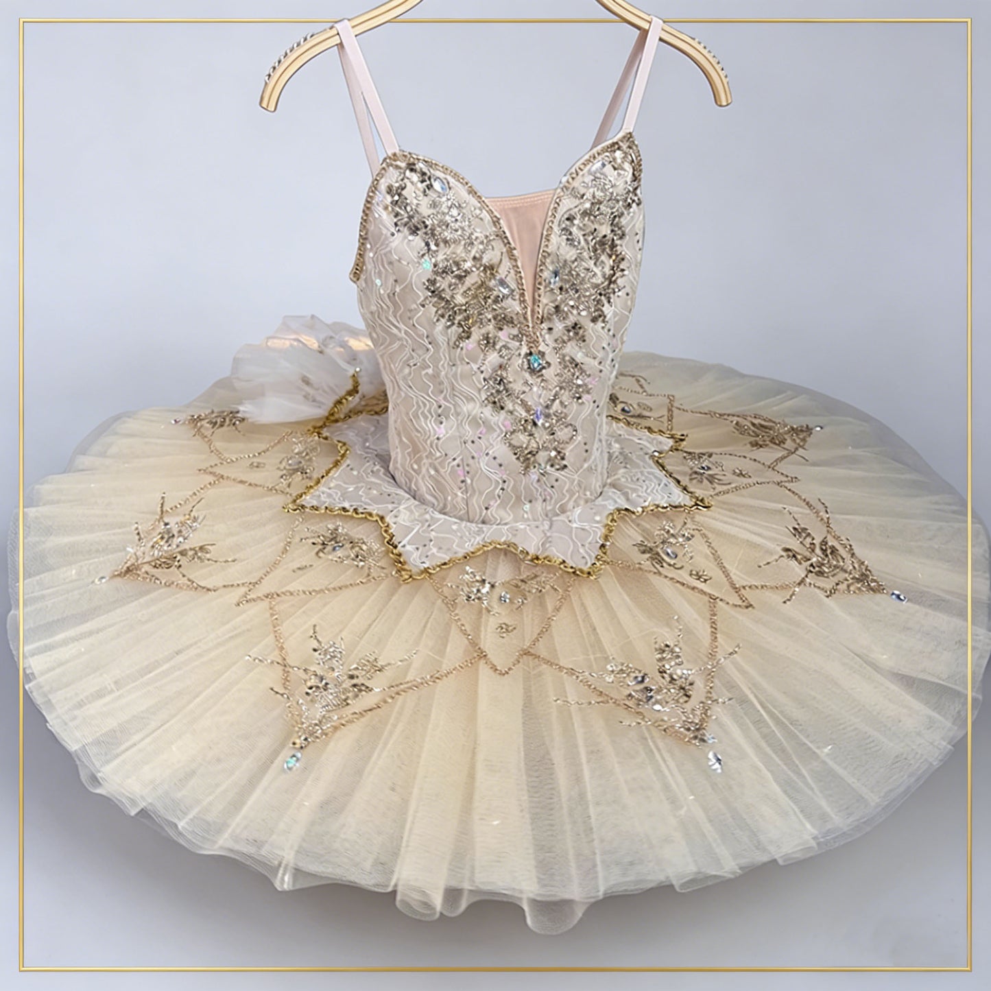 Custom Ballet Tutu Skirt for Performance, Raymonda & Sleep Beauty Variation Costume, Colorful Dance Dress for Kids and Adults