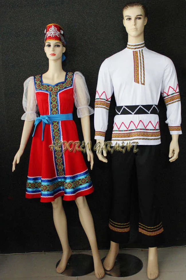 Custom Made Man Or Children European National Costumes,Folk Dancing Tops And Trousers For Men Drop Shipping