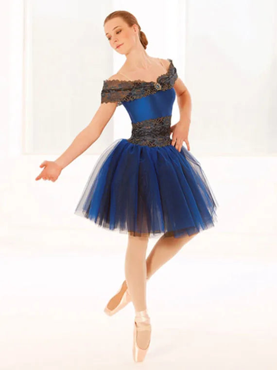 Adult or Kids Palace Queen Princess Ballet Tutu Dresses, Adult Children Royal Blue Ballet Dancing Costumes Drop Shipping