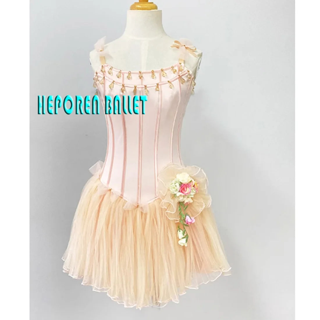 High Quality Nutcracker Waltz of the Flowers Professional Ballet Dress With Diamonds Custom Made Women Balet Skirt