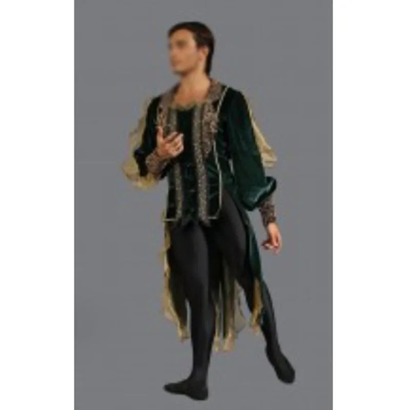 New Arrival Man Ballet Jacket Long Tails Lark Costumes Coat Outfit,Customized Long Sleeve Tail Jacket Dance Top Cosplay For Male