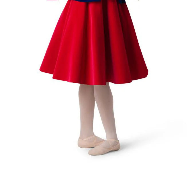 Nutcracker Royal Blue Red Troops Ballet Tutu Dress,Woman Ballet Performance Uniform Long Sleeve