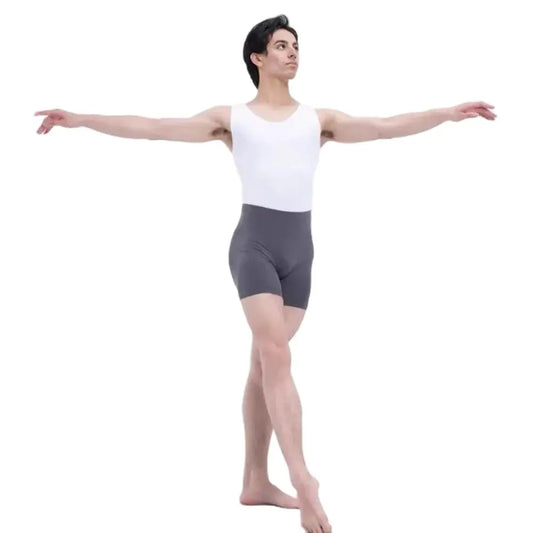 Professional Adult And Children's Dance Vests, Men's Ballet Dance Practice Jumpsuit Shorts