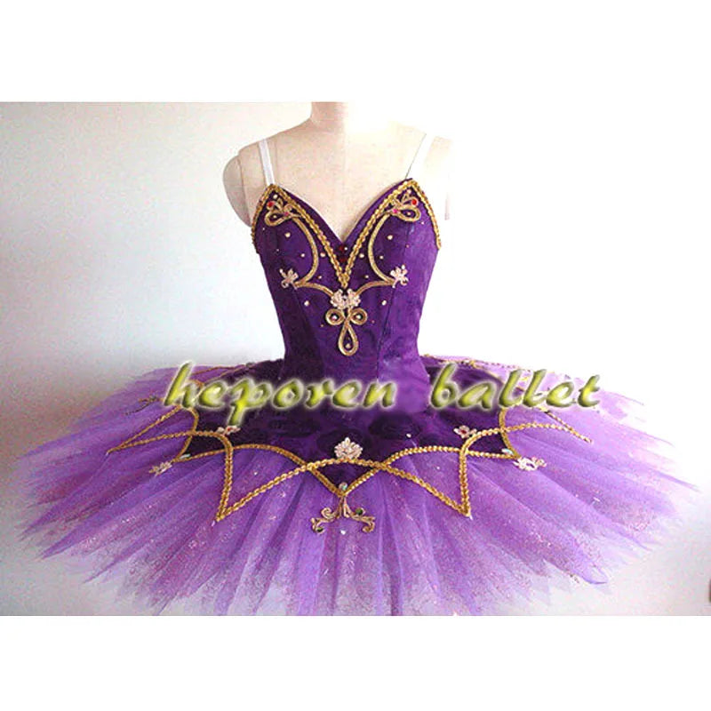 Professional Customized Purple Sleeping Beauty Ballet Dresses For Women Or Kids, Violet Sugar Plum Fairy Ballet Wear