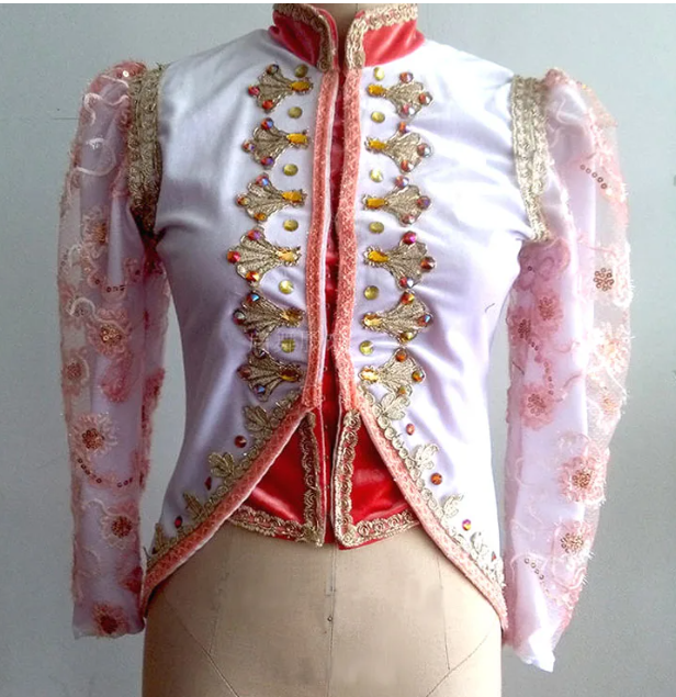 Prince Ballet Dance Tunic Jackets For Man Or Children With Flower Custom Made Retail Wholesale Top