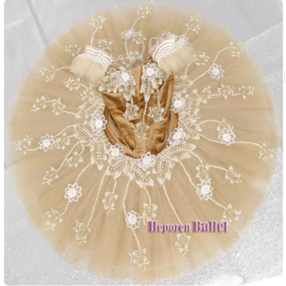 Adult And Children's Gold Ballet Tutus The Daughter of the Pharaoh Ballet Costumes