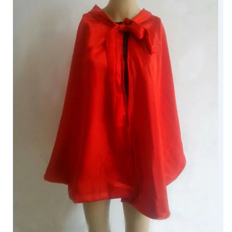 Red Black Ballet Cape Dance Wear,Paso Doble Spanish Dance Red Cloak Skirt Cosplay For Halloween Party