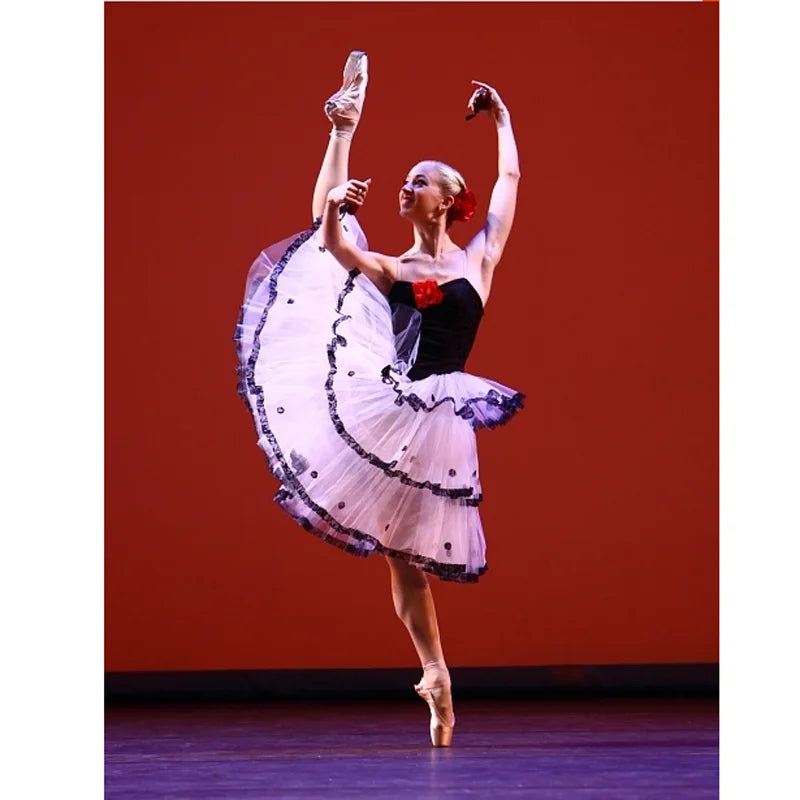 Red Black Don Quixote Ballet Dresses Soft Dance Dress For Ladies Kids,Ballet Tutu Dresses Drop Shipping Retail Wholesale