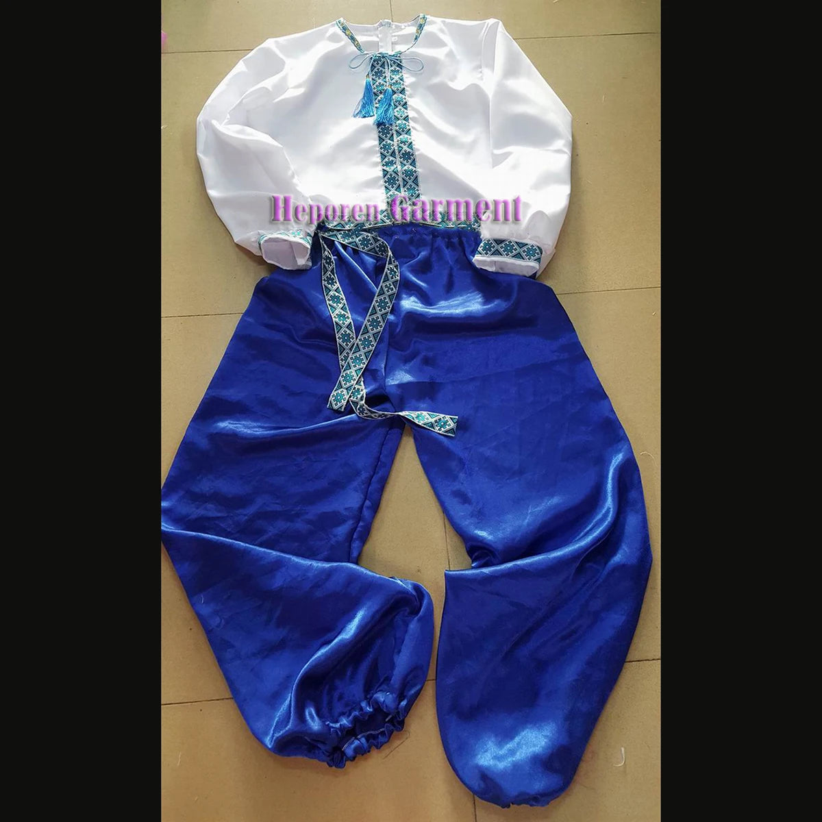 Custom Made Man Or Children European National Costumes,Folk Dancing Tops And Trousers For Men Drop Shipping