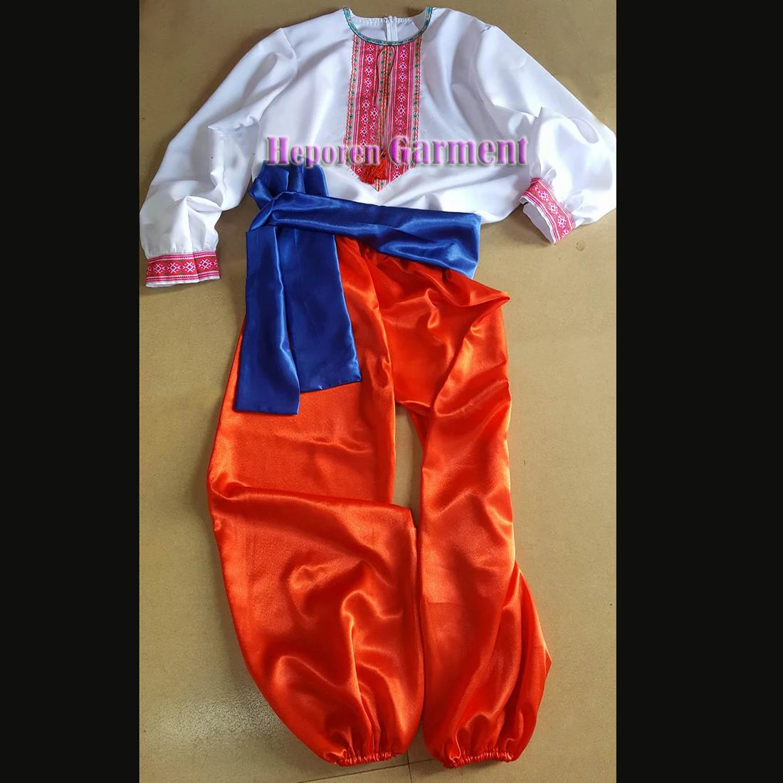 Custom Made Man Or Children European National Costumes,Folk Dancing Tops And Trousers For Men Drop Shipping