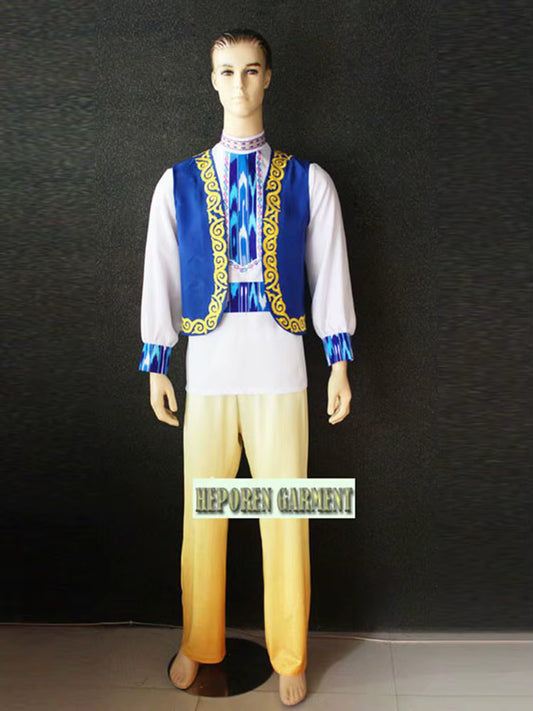 Custom Made Men Russian Ethnic Dance Costume Jackets And Pants