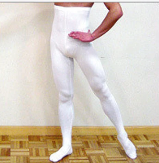 Fashion Great Elasticity White Soft Ballet Tights For Men Boy,Dance Footed Balet Spandex Leggings Retail Wholesale